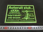 sticker EHV  ARAM Autoglasservice Clijnk Kanaaldijk Noord, Ophalen, Zo goed als nieuw, Bedrijf of Vereniging