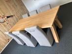 Prachtige tafel met 6 stoelen, Huis en Inrichting, Ophalen, Gebruikt, 4 tot 6 stoelen