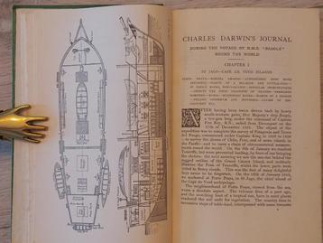Charles Darwin - Journal of researches - 1928 beschikbaar voor biedingen