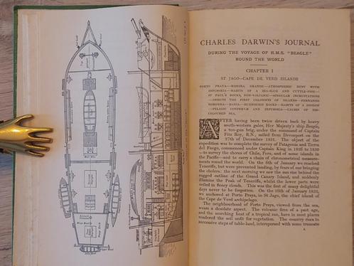 Charles Darwin - Journal of researches - 1928, Antiek en Kunst, Antiek | Boeken en Bijbels, Verzenden
