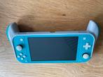 Groen/blauwe nintendo switch met beschermhoes, Spelcomputers en Games, Spelcomputers | Nintendo Switch Lite, Ophalen, Turquoise