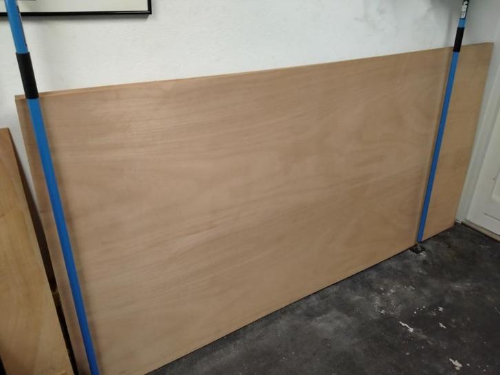 1 plaat Okoume multiplex WBP 2500x1220x7mm, Doe-het-zelf en Verbouw, Platen en Panelen, Nieuw, Hout, Minder dan 20 mm, Ophalen
