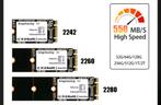 M.2 NGFF 2242 512GB SATA SSD Met 2,5 Inch M.2 Adapter Nieuw!, Ophalen of Verzenden, Nieuw, Laptop