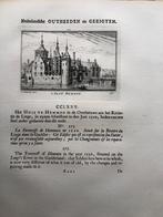 275 / Hemmen het Slot Kopergravure 1733, Antiek en Kunst, Ophalen of Verzenden