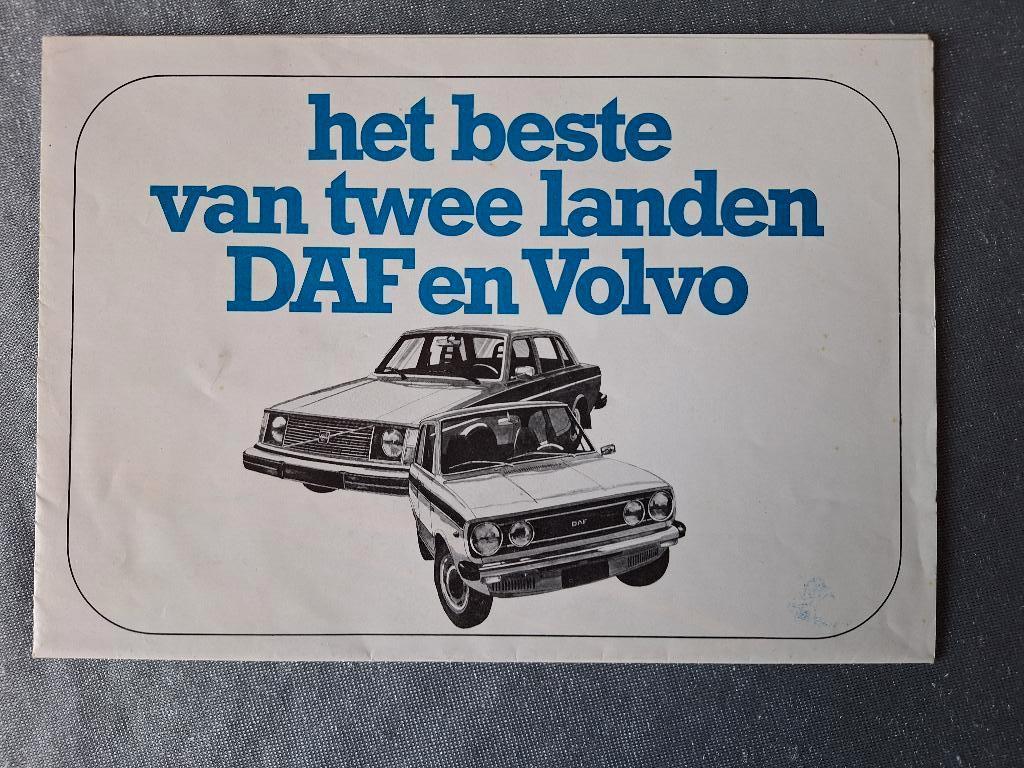 Brochure/Prijslijst DAF en VOLVO -1975 NL, Boeken, Auto's | Folders en Tijdschriften, Gelezen, Volvo, Verzenden