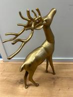 Gouden Hertenbeeld - 49cm, Ophalen of Verzenden, Zo goed als nieuw