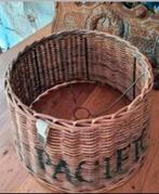 Riviera maison grote rattan pacific lampenkap, Ophalen, Zo goed als nieuw, Rond, Minder dan 25 cm