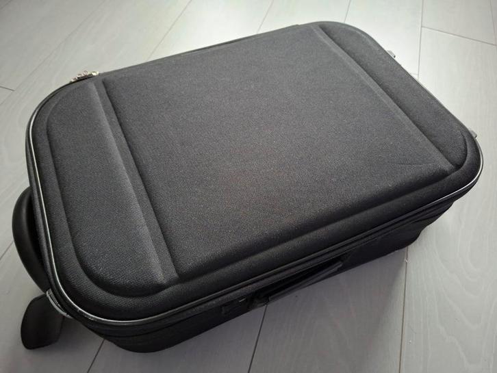 Compacte Reiskoffer met Wieltjes, Sieraden, Tassen en Uiterlijk, Koffers, Gebruikt, Zacht kunststof, Minder dan 50 cm, Minder dan 35 cm