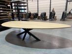 Kiezel vormige eettafel | Table du sud, Ophalen, 100 tot 150 cm, Eikenhout, 200 cm of meer