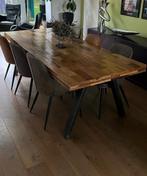 Eettafel, Huis en Inrichting, Ophalen, 100 tot 150 cm, 200 cm of meer, Vijf personen of meer