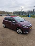 Peugeot 108 – 2016 – Paars – Schuifdak – APK – 61.750 km, Auto's, Voorwielaandrijving, Euro 5, Stof, Overige kleuren