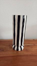 Vaas strepen, Overige kleuren, Ophalen of Verzenden, Minder dan 50 cm, Glas