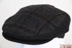 Vintage flatcap Platte pet grijs bruin met oorwarmer 53 =XXS, Ophalen of Verzenden, Zo goed als nieuw, 55 cm (S, 6⅞ inch) of minder