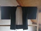 Traditionele Japanse Kimono haori jasje black cloud gold, Ophalen of Verzenden
