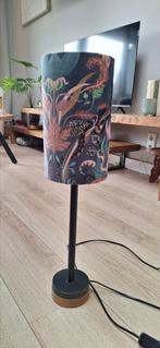 Loods 5 lamp met velours kap, Huis en Inrichting, Lampen | Vloerlampen, Ophalen of Verzenden, Zo goed als nieuw, Minder dan 100 cm