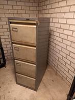 Stalen ladekast met 4 lades opknapper, Huis en Inrichting, Kasten | Roldeurkasten en Archiefkasten, Ophalen, Minder dan 50 cm