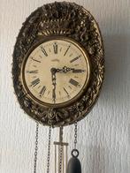 Antieke Wandklok met Slinger, Antiek en Kunst, Ophalen of Verzenden
