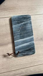 Marmeren dienblad - borrelplank - marmer plateau - marmer, Huis en Inrichting, Woonaccessoires | Dienbladen, Ophalen, Zo goed als nieuw