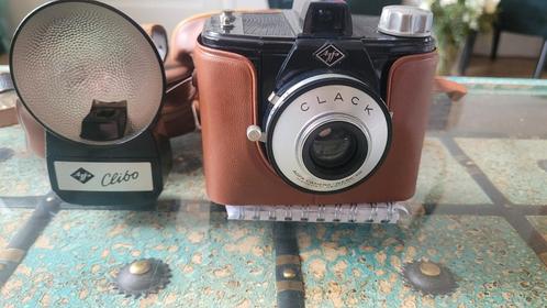 Agfa Clack inclusief flitser, Audio, Tv en Foto, Fotocamera's Analoog, Zo goed als nieuw, Compact, Overige Merken, Ophalen of Verzenden