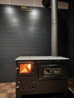 Gietijzeren houtkachel met oven en vuurraam, Ophalen of Verzenden, Vrijstaand, Hout, Nieuw