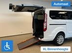 Ford Tourneo Custom L1H1 Rolstoelbus Automaat bodemverlaging, Auto's, Ford, 12 maanden, Overige modellen, Overige carrosserieën