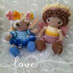 Nieuwe zelfgehaakte knuffels. Lieve meisjes, elfjes, feeën., Ophalen of Verzenden, Nieuw, Overige typen