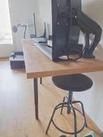 IKEA SÄLJAN Worktop, oak effect/laminate, 246cm, Huis en Inrichting, Ophalen, Overige kleuren, Zo goed als nieuw, 200 cm of meer