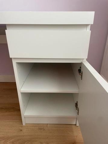 Ikea Malm bureau wit - afbeelding 6
