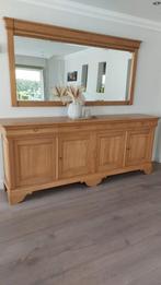 Louis Philippe Copy antiek -Dressoir -Vitrine kast -spiegel, Antiek en Kunst, Antiek | Meubels | Kasten, Ophalen