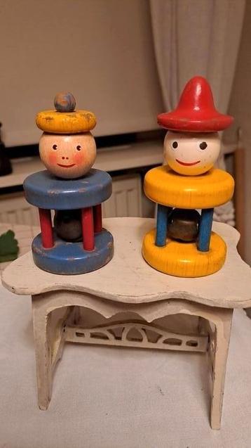 Walter Holz speelgoed rammelaars om 1950-  1 met orig.etiket beschikbaar voor biedingen