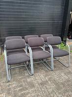 Set van 6 vergaderstoelen, Ophalen of Verzenden, Zwart, Vijf, Zes of meer stoelen