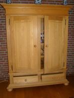 Blank eiken kast, Ophalen, Gebruikt, 150 tot 200 cm, Eikenhout
