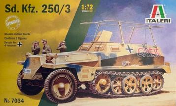 Coelianmodels, Italeri 7034, Sd. Kfz. 250/3, 1/72, € 16,99 beschikbaar voor biedingen