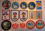 41 verschillende €2,= ps District/Regio insignes Scouting, Verzenden, Embleem, Speld of Insigne