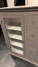 Kast, grijs, Ophalen, Zie foto, Gebruikt, 100 tot 150 cm