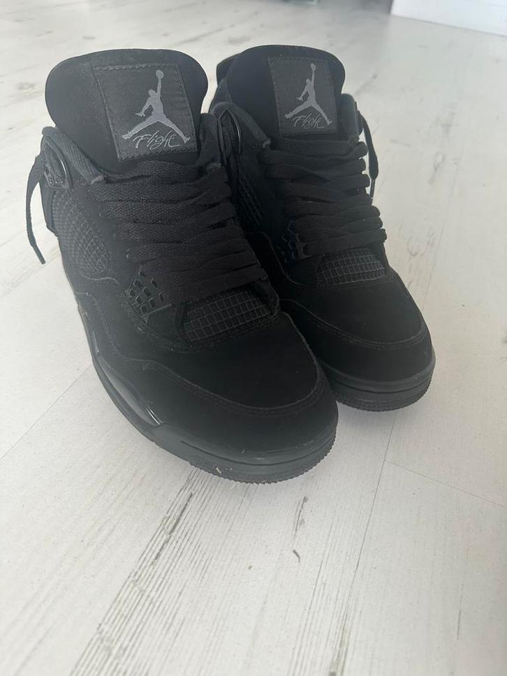 Jordan 4 black cats, Kleding | Heren, Schoenen, Zo goed als nieuw, Zwart, Ophalen of Verzenden