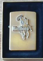 Zippo Gold Limited marlboro Cowboy 1986, volgnr 20, Verzamelen, Ophalen of Verzenden, Gebruikt, Aansteker