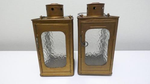 2x Italiaanse lantaarn of windlicht [1738], Huis en Inrichting, Woonaccessoires | Kandelaars en Kaarsen, Zo goed als nieuw, Minder dan 25 cm