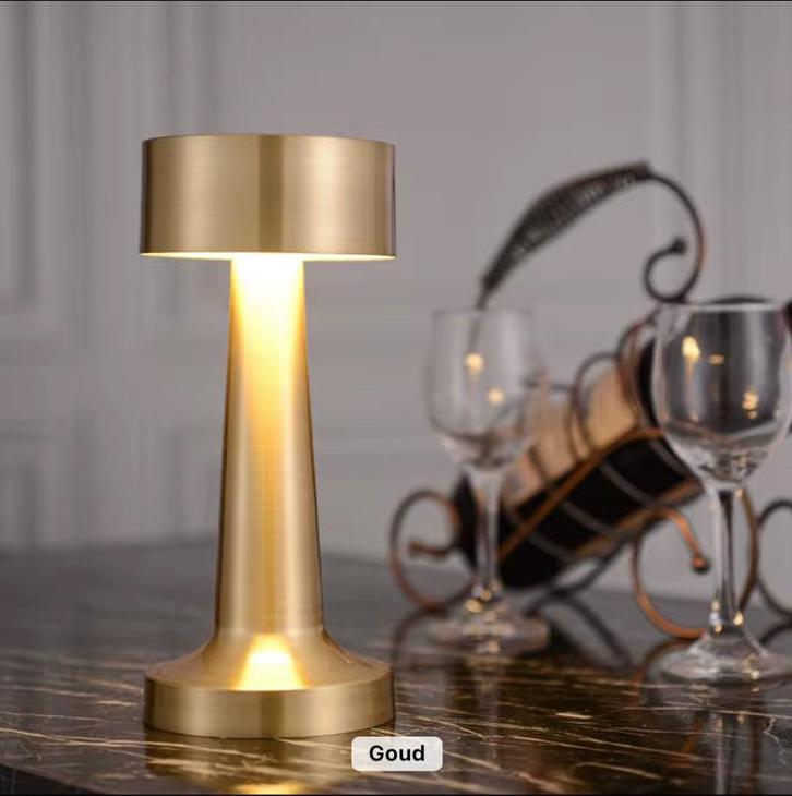 LED tafellamp op accu, Huis en Inrichting, Lampen | Tafellampen, Nieuw, Minder dan 50 cm, Kunststof, Verzenden