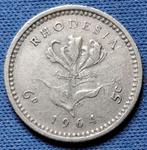 Rhodesië 6 pence - 5 cents 1964 Km 1, Postzegels en Munten, Munten | Afrika, Verzenden, Overige landen, Losse munt