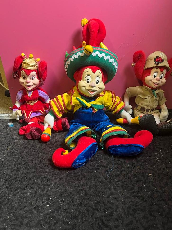 Pardoes -Pardijn Efteling Knuffels - Set van 3, Kinderen en Baby's, Speelgoed | Knuffels en Pluche, Gebruikt, Overige typen, Ophalen