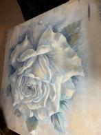 Schilderij met een roos, Ophalen of Verzenden, Zo goed als nieuw, Schilderij
