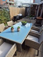 *!*  Tuinset Montego 6 stoelen en tafel  *!*, Tuin en Terras, Ophalen, Gebruikt, 6 zitplaatsen, Wicker
