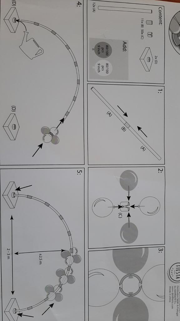 Ballonnen boog met347 baloonen, Hobby en Vrije tijd, Feestartikelen, Zo goed als nieuw, Versiering, Verjaardag, Ophalen