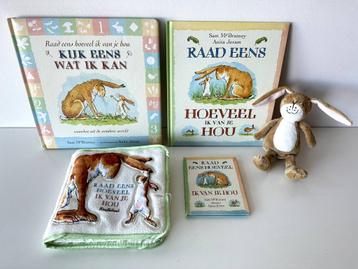 Boeken, babyboekje, knuffel Raad eens hoeveel ik van je hou beschikbaar voor biedingen