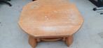Eiken salontafel, Ophalen, Gebruikt, 50 tot 100 cm, Eikenhout