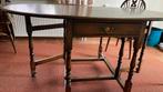 4x prachtige Engelse antieke stoel + inklaptafel eetkamer, Antiek en Kunst, Ophalen