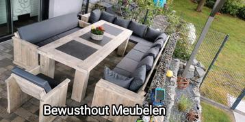 Mega ACTIE! Hoekbank van Steigerhout nu met extra Korting!! beschikbaar voor biedingen