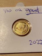 Aangeboden Engeland gouden 1/10 oz 2022, Ophalen of Verzenden, Goud