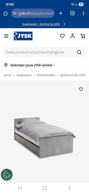 Leuk bed met 2 lades